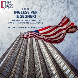Corso Specialistico EFE – English for Engineers – durata 30 ore con l’attribuzione di 30 CFP