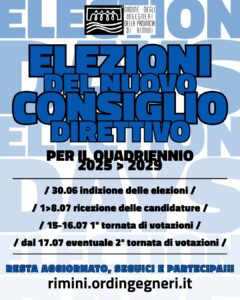 ELEZIONI DEL CONSIGLIO DIRETTIVO 2025-2029